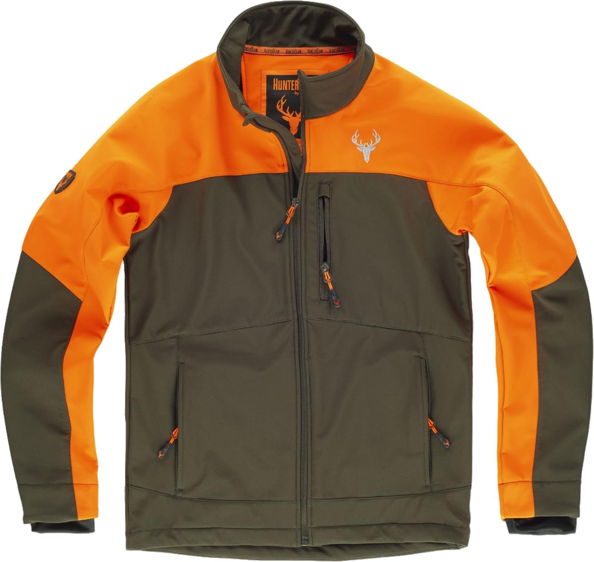 WORKTEAM Cazadora Softshell Caza y Pesca con Bolsillos, con Forro Polar interior Unisex
