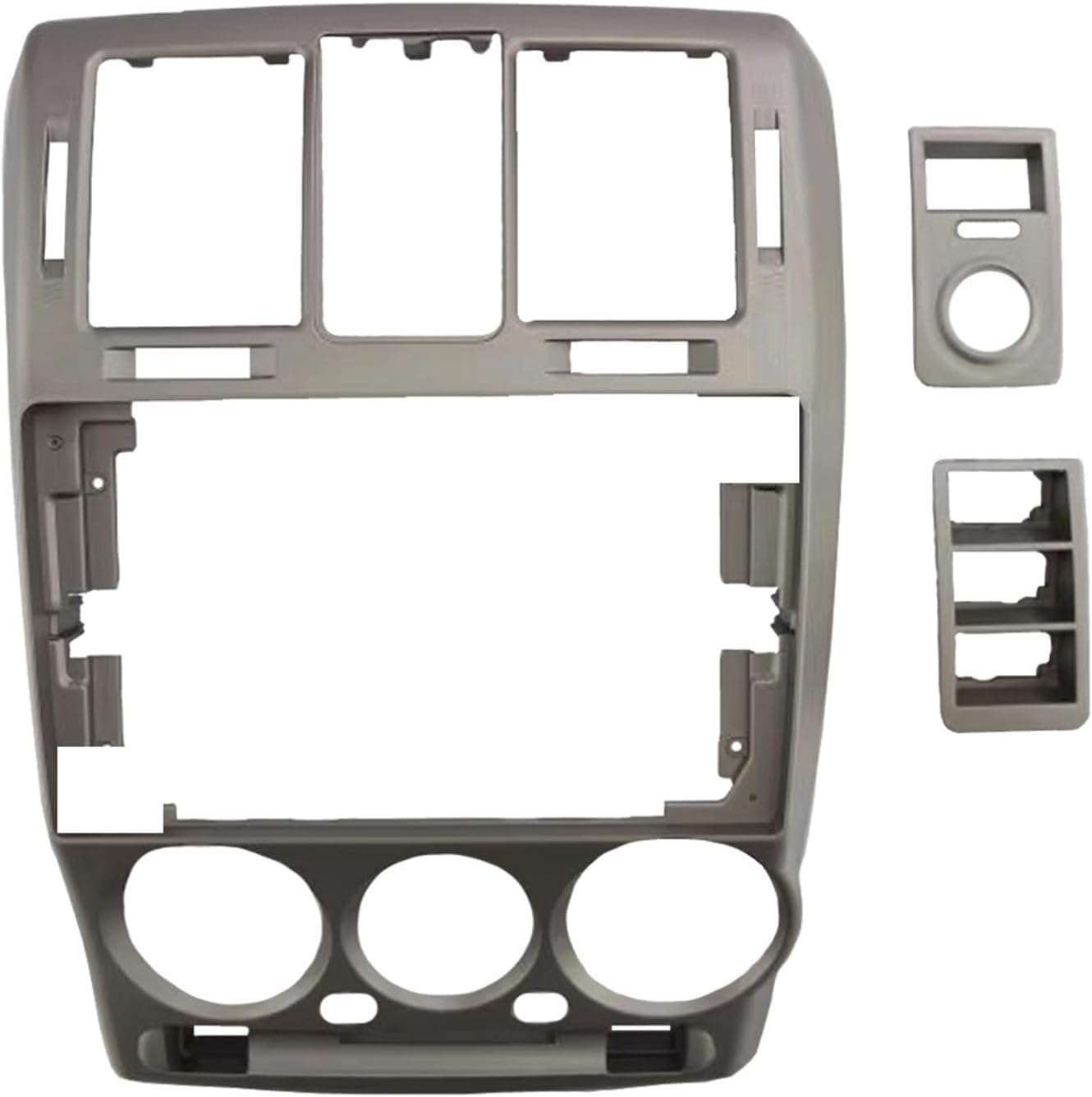 Car Radio Panel Car Accessories 2 Din 9 Inch Radio GPS MP5 Fascia Panel Frame Dashboard Mount Kit Fit for Hyundai Getz 2002-2011 Car Radio Control Panel(Right Wheel)