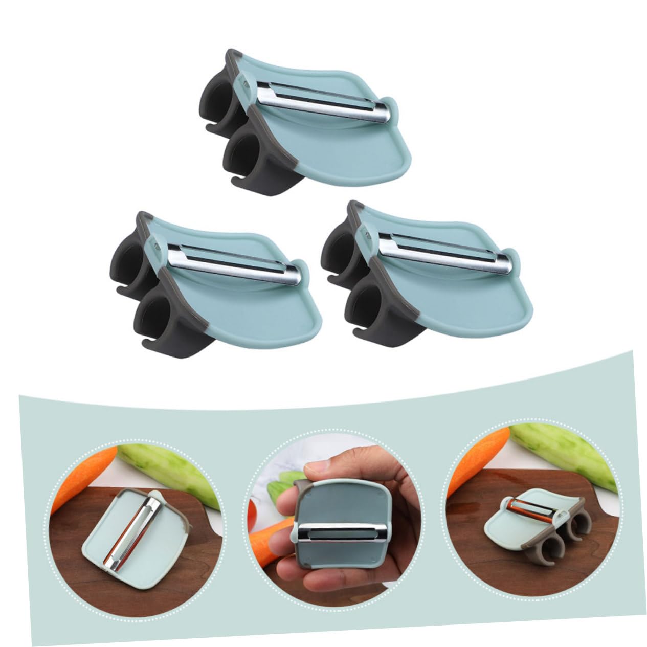 Alipis 15piezas Pelador De Verduras De Inoxidable De Multifuncional y Portátil Para Cocinas De y Restaurantes De Limpiar y Usar