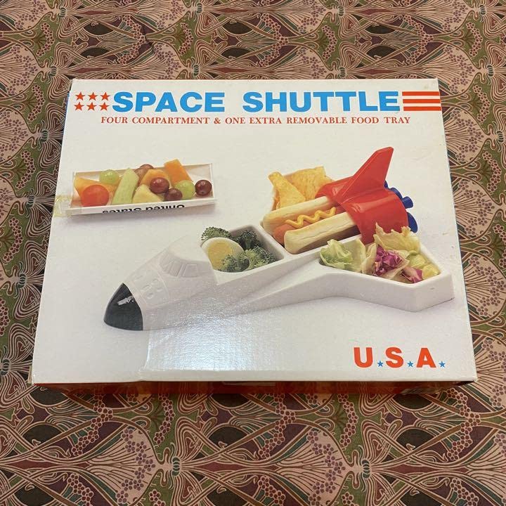 スペースシャトルお子様ランチ弁当箱トレー