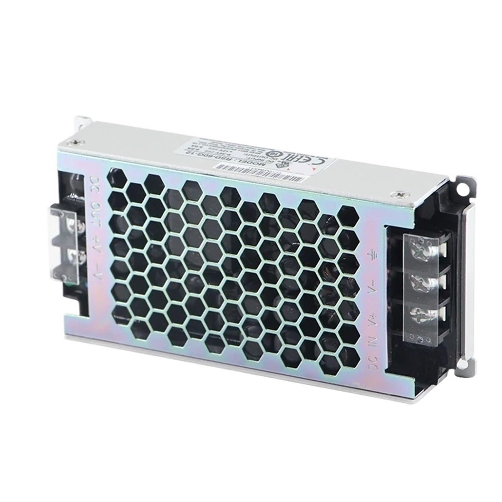 Alimentation à découpage 60 W RSD-60G-3.3 pour intégration rail ferroviaire