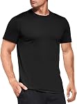 Boyzn Men's Short Sleeve Athletic T-Shirts, Moisture Wicking Quick Dry Running Shirts, Active Gym Workout Tee Shirts for Men