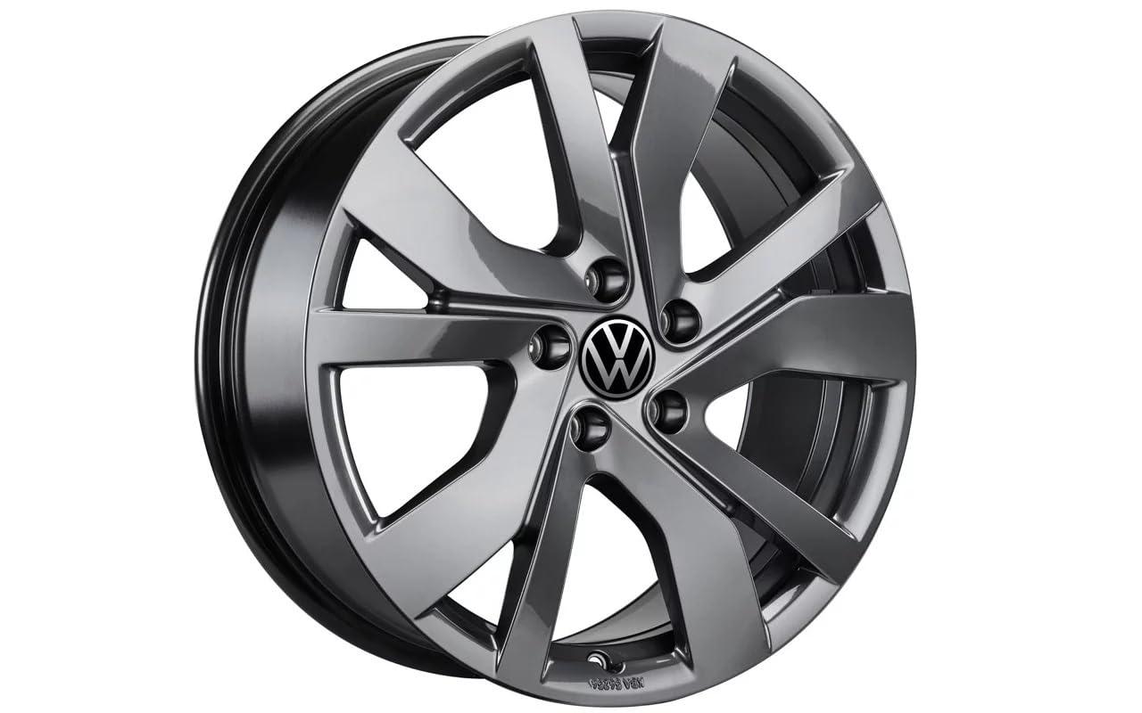 Volkswagen Cerchio in Lega Rockingham, Alluminio-Magnesio-Silicio, Adamantium Dark, 7,5J x 18, Invernale, PCD 112/5, ET 40mm, 235/55 R18