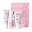 LAIKOU Skin Care Set JAPAN SAKURA Beauty Gift Sets Skin Care Kit with Serum, Eye Cream, Face Cream Travel Kit for Women Wife Mom Teen Girls TSA-friendly Sizes Christmas Gift 3pcs
