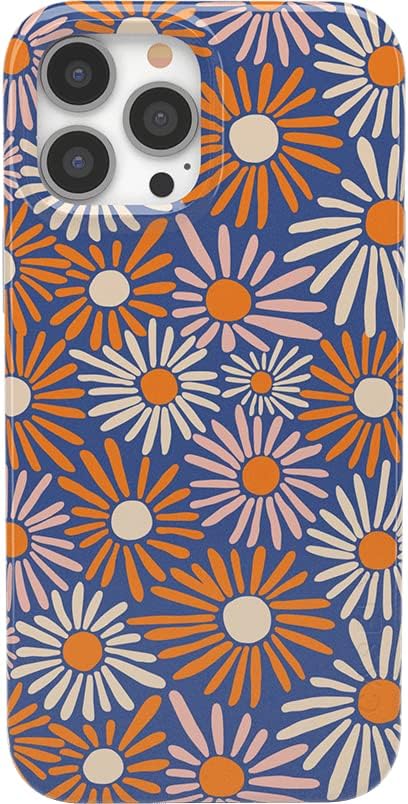 Casely Funda para iPhone 13 Pro  Compatible con MagSafe  Spring Forward  Funda para teléfono con diseño floral de margaritas