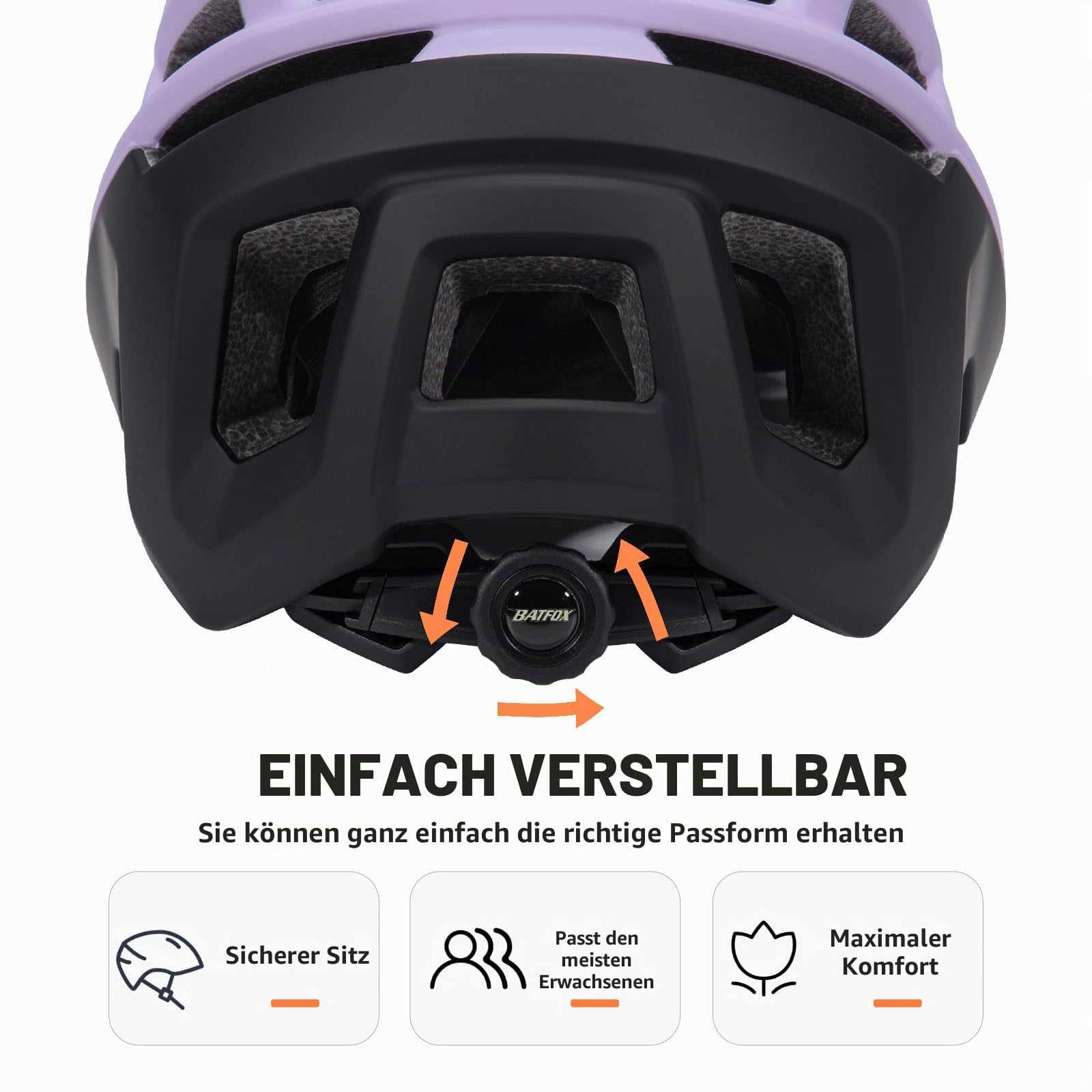 Fahrradhelm Mountainbike Helm Visier Abnehmbar MTB Helme für Herren Damen Erwachsene Jugend