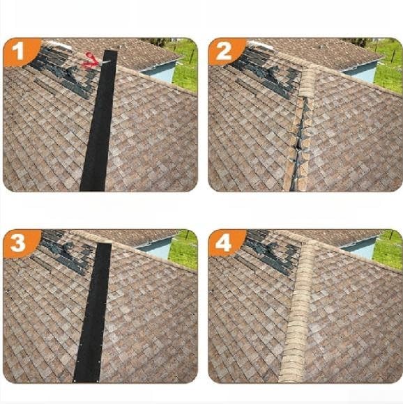 Filtro de carbón activado con refuerzo metálico resistente UV para cubiertas 6