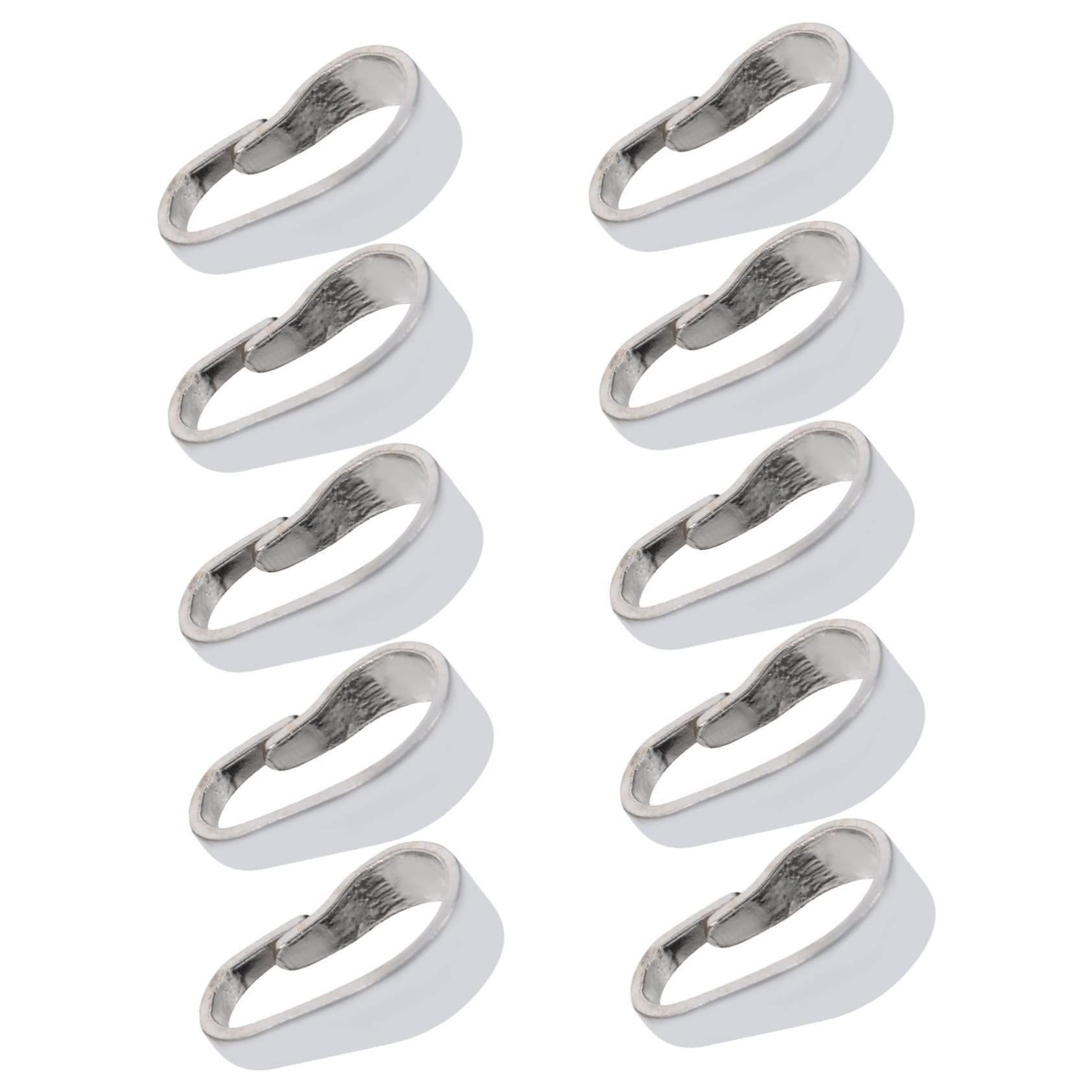 EXCEART 50pezzi Ganci Per Pendenti Di Chiusure Per Collane e Braccialetti Accessori Per Gioielli Resistente e Leggero Facile Da Usare Per Creazioni Artigianali