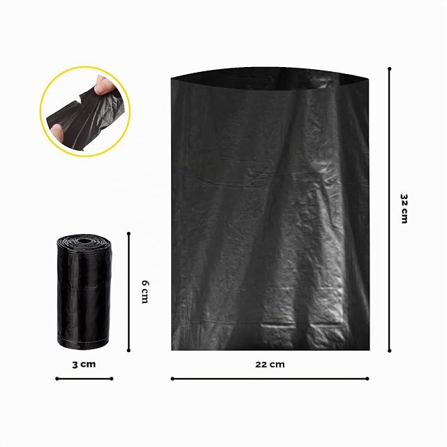 Foto 4 de 7 de Croci C9020196 Bolsas Recoge Excrementos para Perros, 3 x 20 bolsas, negro
