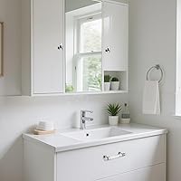 Vista 4 de Paquete de 25 Manijas de Gabinete de Cocina de Cristal Acrílico Orger, Manijas de Cajón con Acabado Cromado Plateado, Centros de Orificios de 3