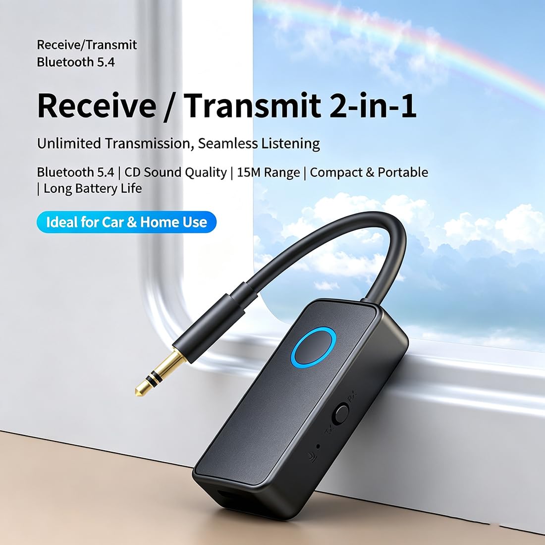 Émetteur-récepteur Bluetooth 5,4 Universel, Port AUX 3,5 MM (3PCS)