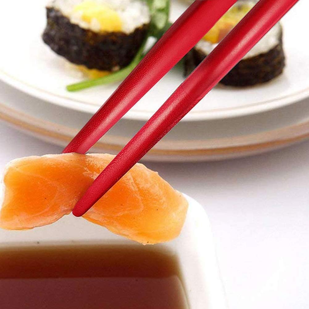 Uр Tо 40% оƒƒ Douzino 5 Pairs Fiberglass Reusable Chopsticks Non-slip Dishwasher Safe Chopsticks Set with Gift Case