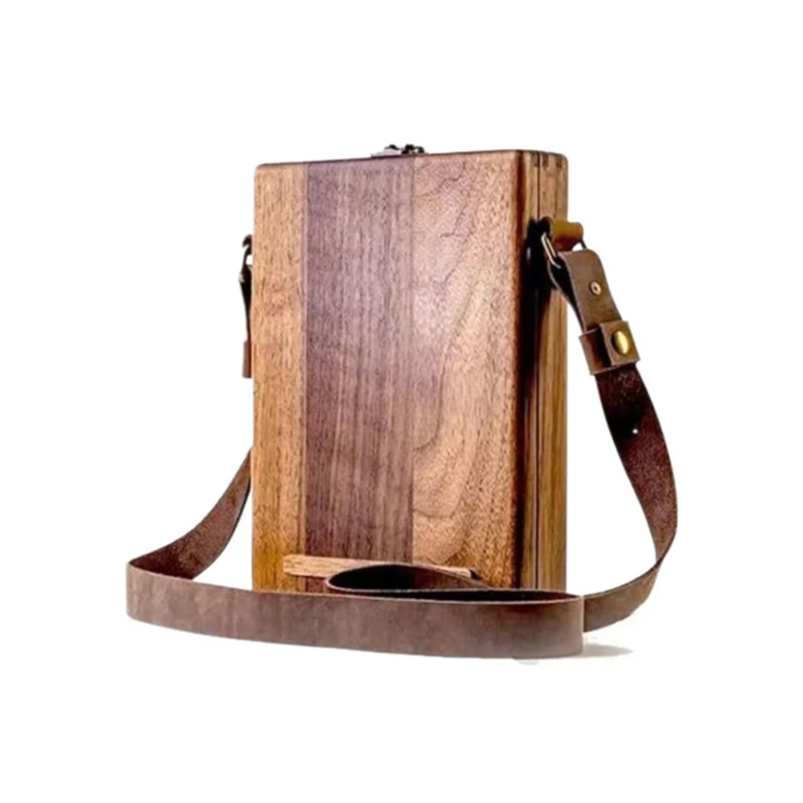 Caja de Pintura Portátil con Caballete Estuche vintage de madera for bocetos de artistas: bolso bandolera portátil, bolso de mano con kit de herramientas de pintura, ideal for pintores y escritores.