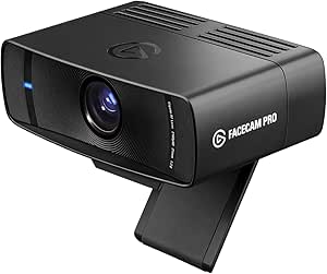 Elgato Facecam Pro, True 4K60 Ultra HD Webcam for Live Streaming, Gaming, Video Calls, Sony Sensor, Advanced Light Correction, DSLR Style Control, Wide Angle, works with OBS, Teams, Zoom, PC/Mac
