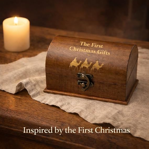 Gold, Frankincense & Myrrh Set - Holy Land Nativity Gift Box