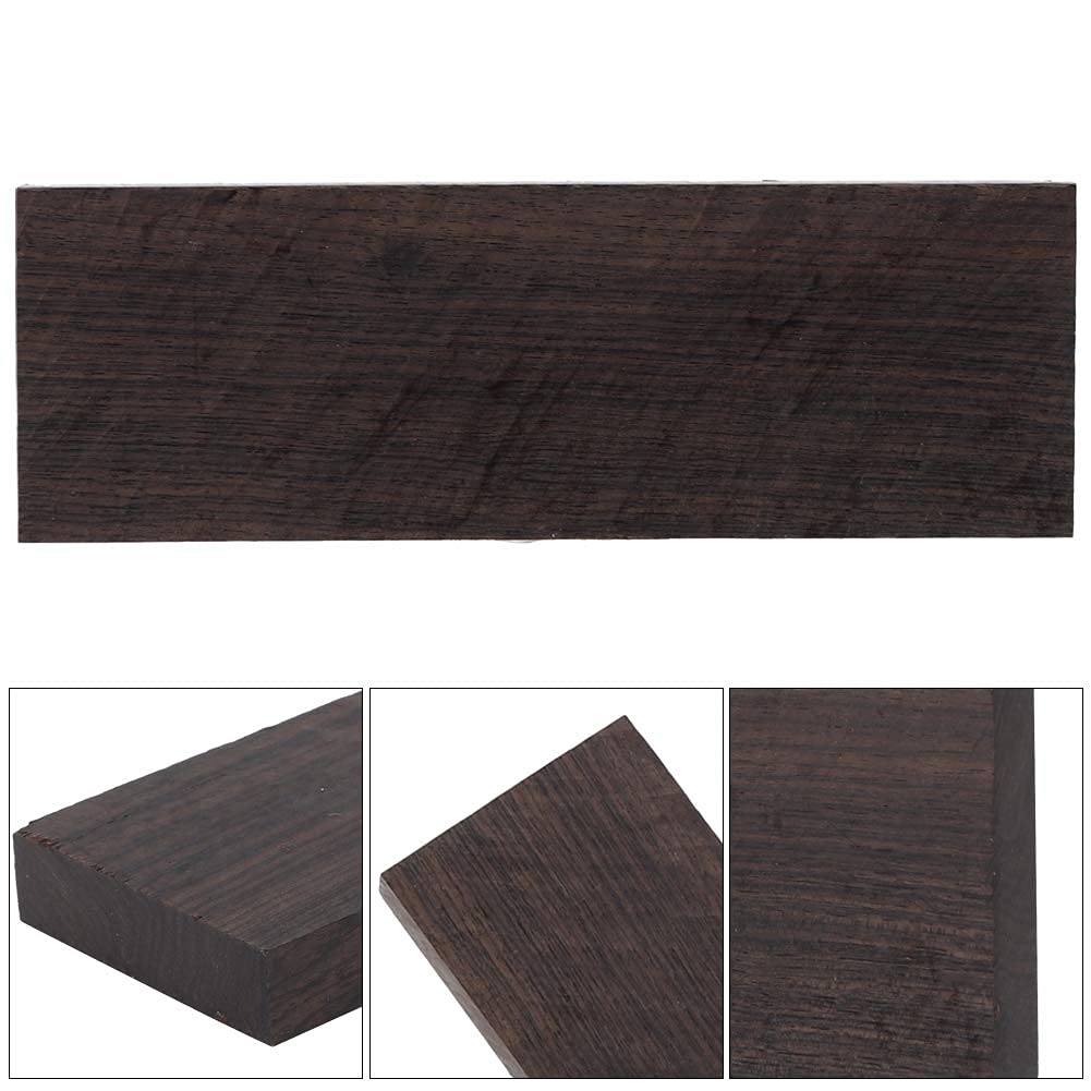 Madera de Ébano para Instrumentos Musicales, 4 Piezas, 12x4x1 cm, Material Original DIY, Mango de Madera, Reemplazo