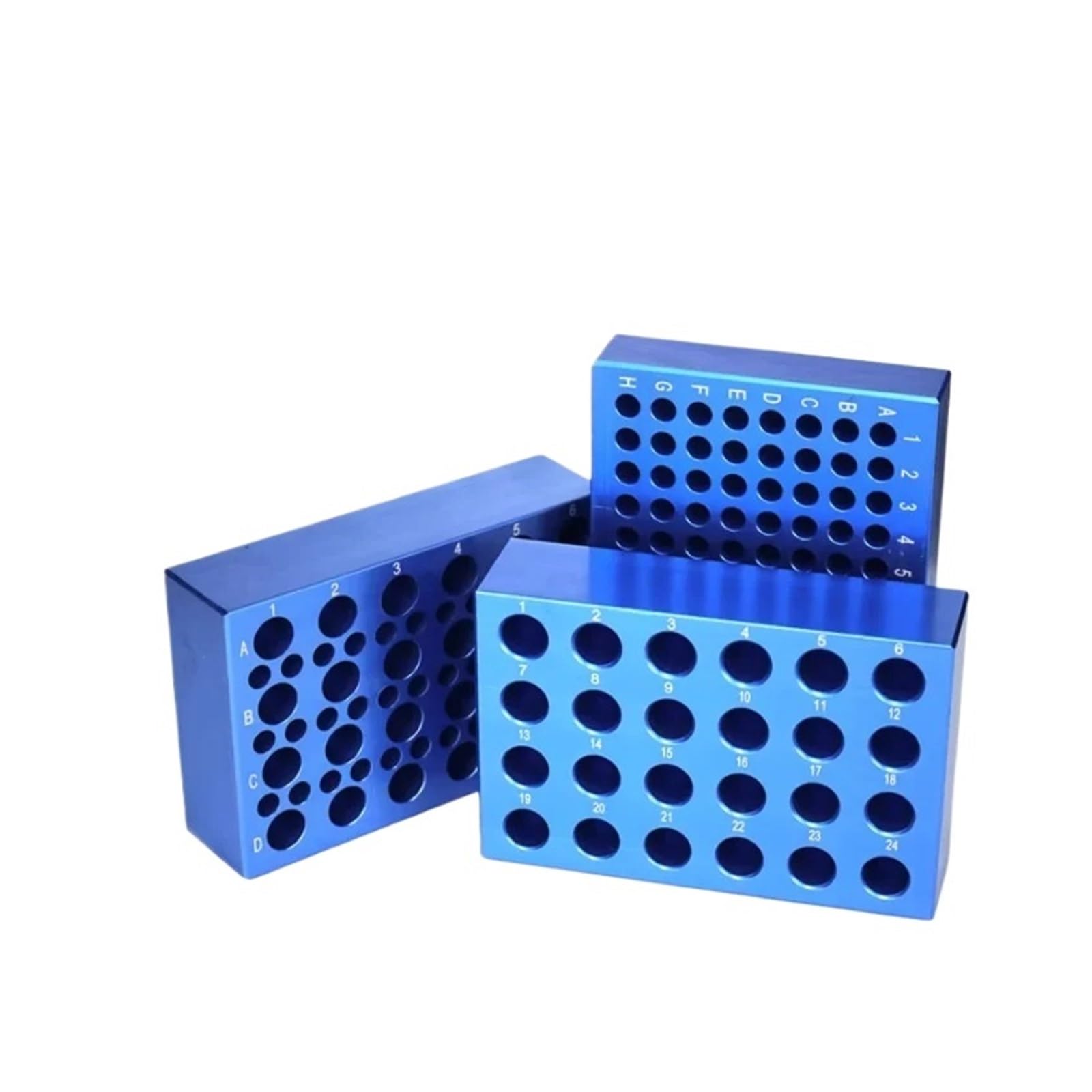 1 unidad de caja de hielo de aluminio de 0,2/2 ml, tubo de centrífuga, bloque de hielo, termostato de baja temperatura(2mlx24 holes)