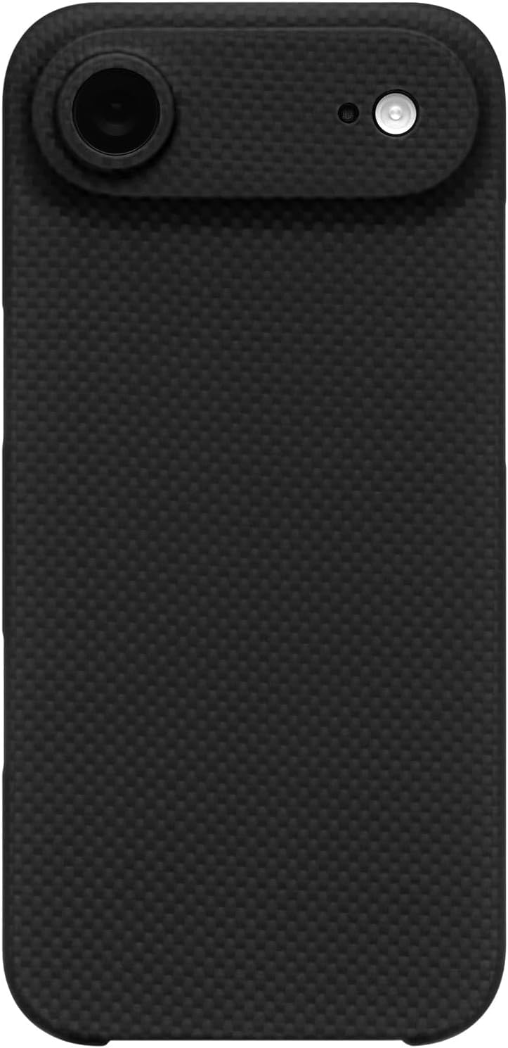 Latercase | Compatible with iPhone Air | Midnight | Durable iPhone Air Phone Case | 0.6mm Thin Aramid Fiber, 10 Grams, Precision Lasercut, Full Camera Protection, Nonslip Matte Finish