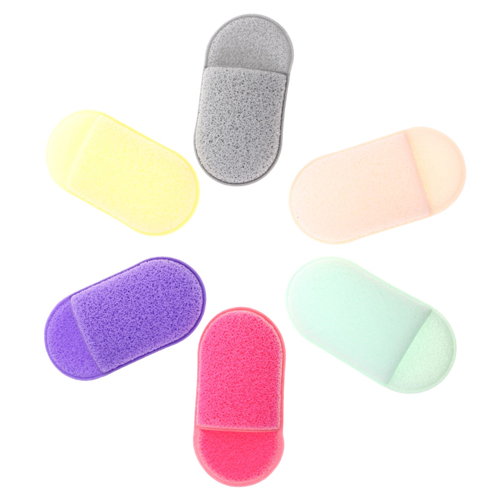 OSOLADY 6Pcs Facial Sponge for Makeup Removal for Daily Use Soft Skin Friendly Sponges for Face Washing and Exfoliating Face Skin Cleaning Tools