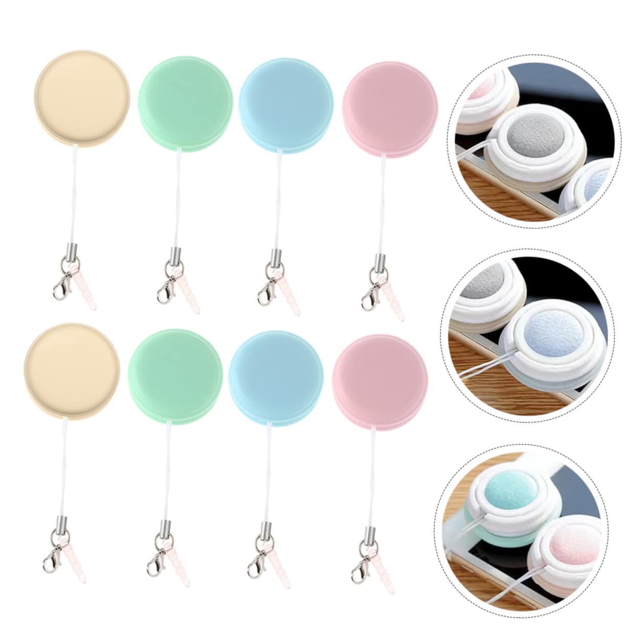 FRCOLOR 5 Set Di Panni Per La Pulizia Delle Lenti E Degli Schermi Per Occhiali Fotocamere Cellulari Antigraffio Riutilizzabili E Lavabili 10 Pezzi * 5 Casuali