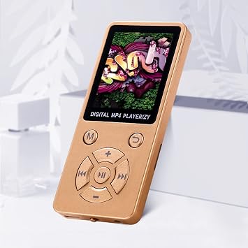 Mini LCD Screen MP4 Media Player Thin with FM E Book for Music Lovers White/Black Gold Blue 1.8 Inch HD Screen As Shown #91