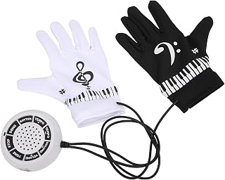 Electronic Piano Gloves, Fashionable 215 X 150mm Electronic Piano Gloves for Party Performance for Beginner for Outdoor Performance for Kids Adults
