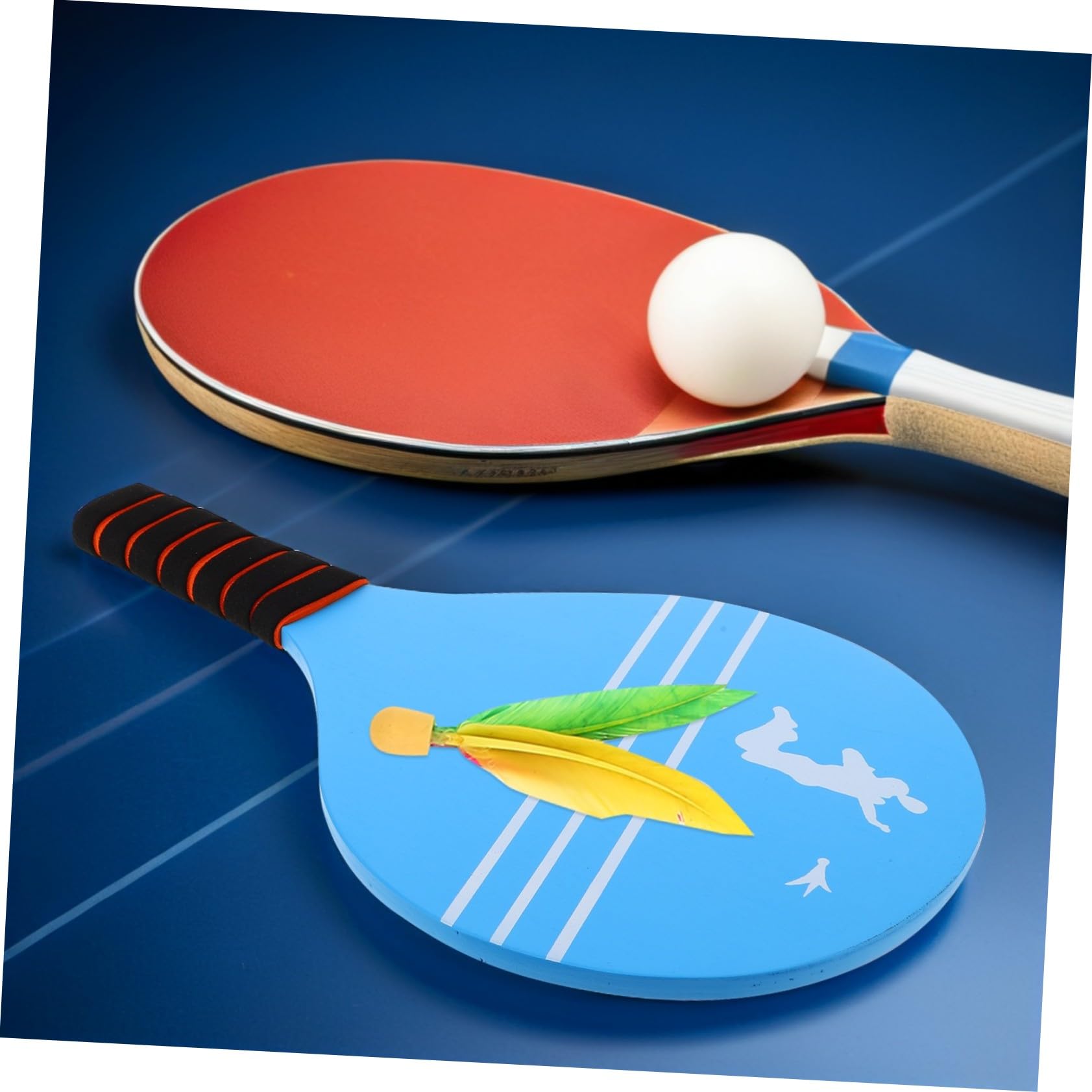 Abaodam Set Raquettes Badminton Garçon Fille et Kit Multisport pour Intérieur et Extérieur Apprentissage Facile des Sports de Raquette