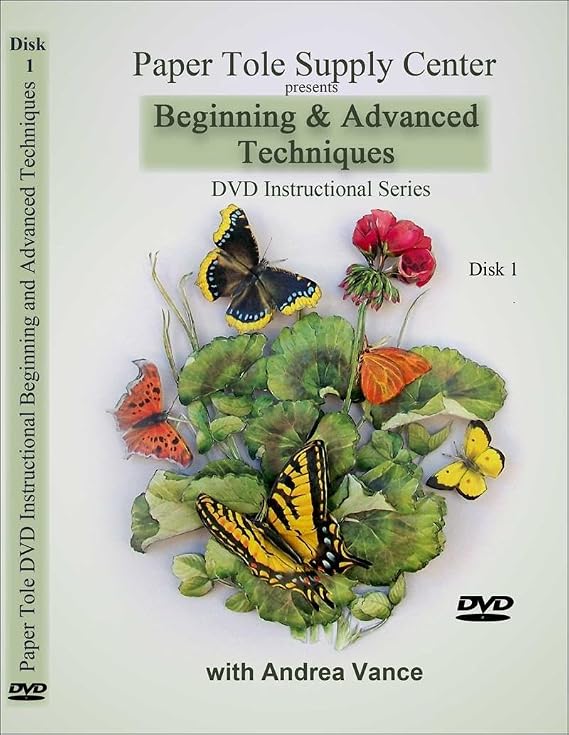Complete Tool and Supply Kit for Paper Tole 3D Decoupage Crafts and Card Making Crafts: 13 Quality Items. NOW INCLUDES A FREE DVD - to learn Paper Tole as a beginner or to learn new techniques
