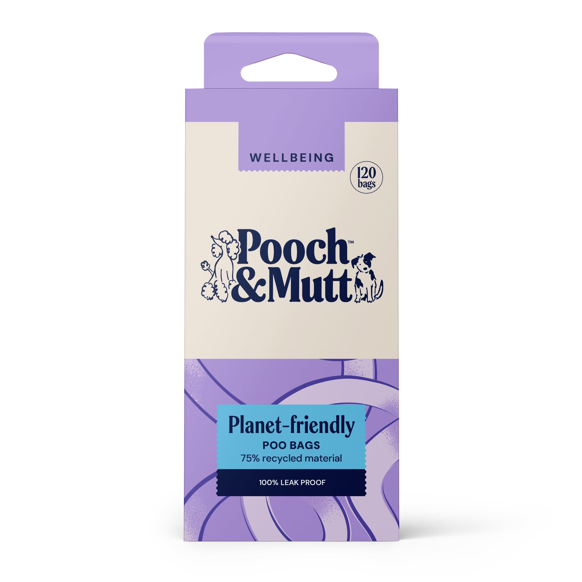 Premium Pooch & Mutt Dog Waste Bags LeakProof and Extra Thick 120 Count Pack