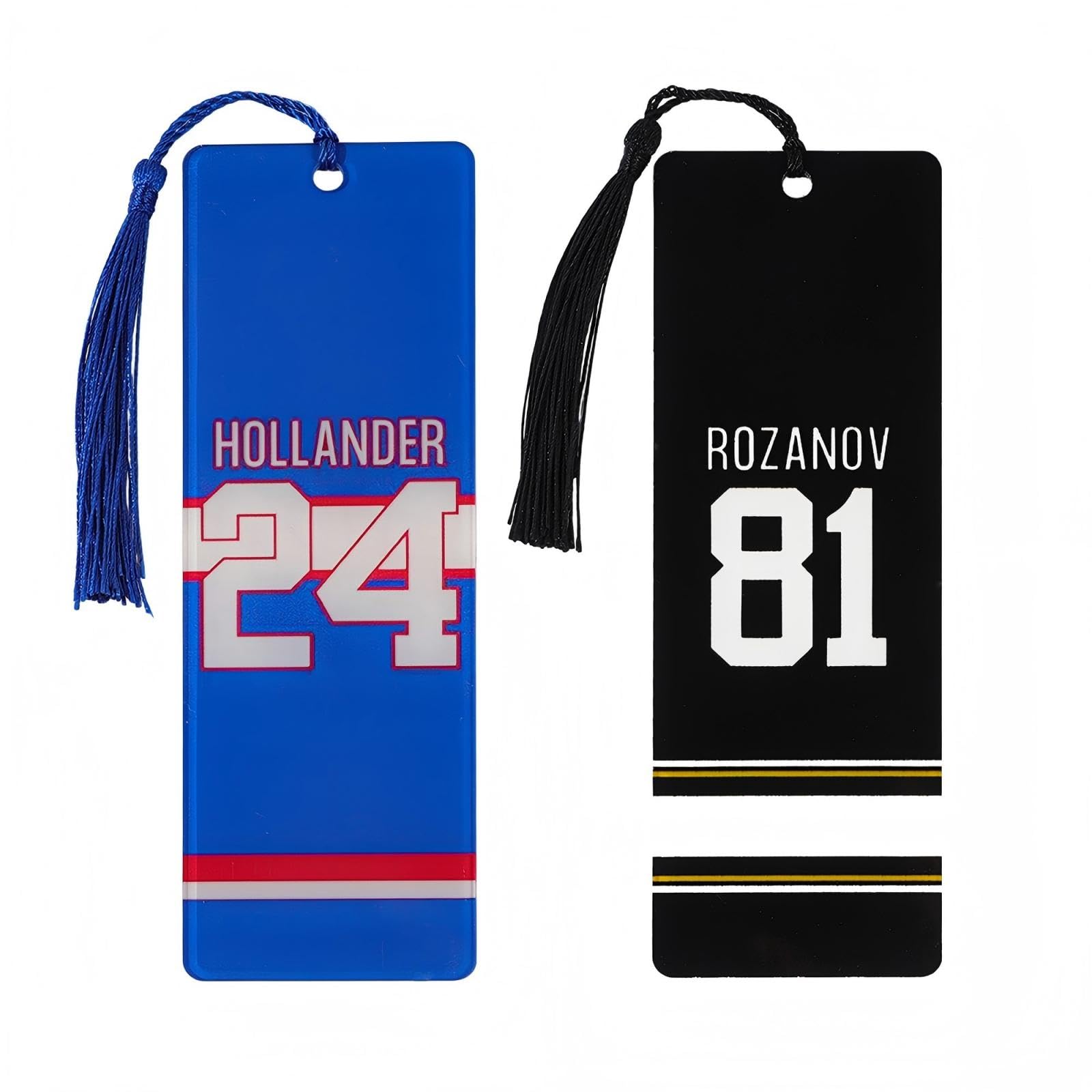Heated Rivalry Acrylic Bookmark Ilya 81 Shane 24 Merch Gift for Book Lovers — image 1