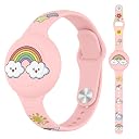 Waterproof for AirTag Bracelet for Kid, Soft Silicone Cartoon for Air Tag Holder for Kids with Hidden Design, Compatible for Apple AirTag Wristband for Child gallery image