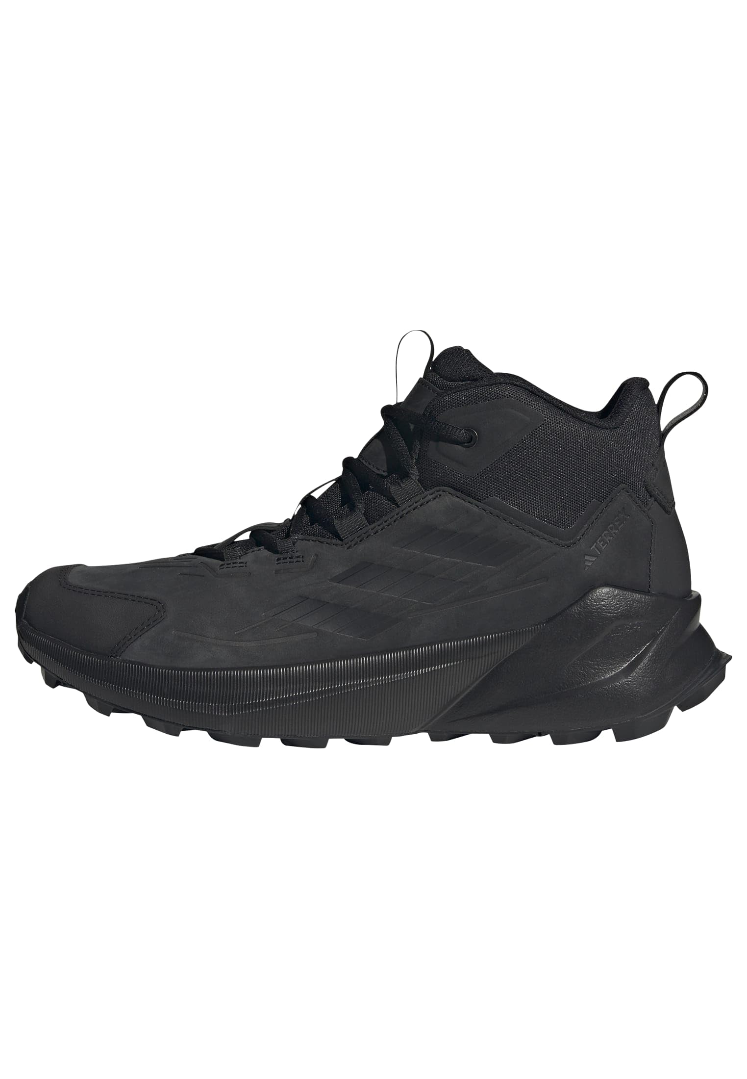 adidas Men's Terrex Trailmaker 2 Mid Leather Hiking Shoes, Core Black/Core Black/Grey Four, 7.5 UK