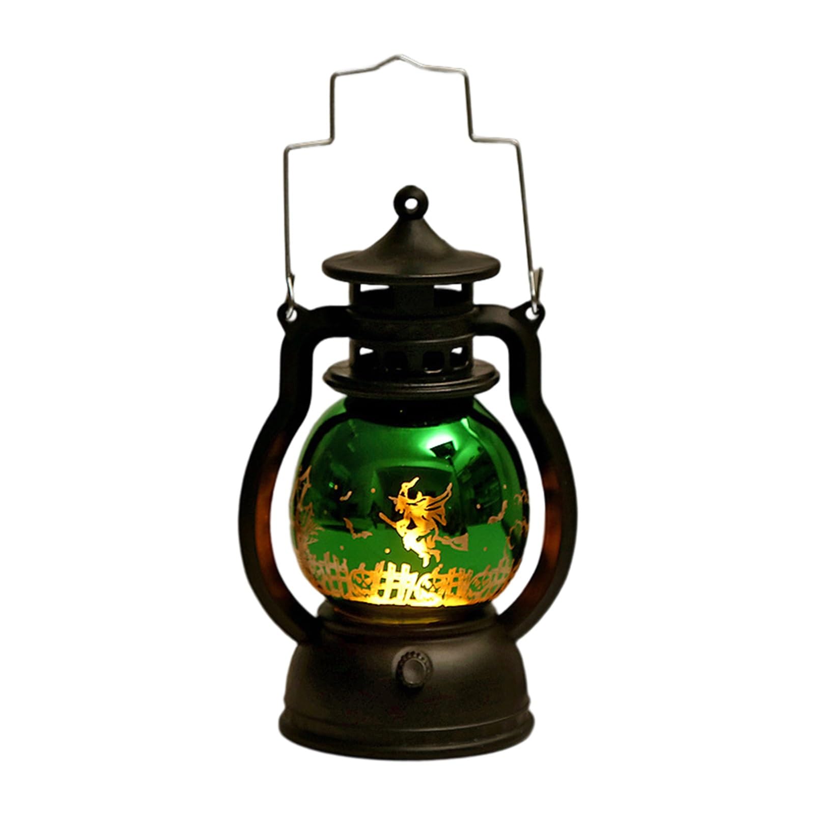 Lanterne LED Vintage à Flamme Vacillante - Piles Incluses, Avec Crochet - Décoration Intérieur/extérieur Pour Noël, Halloween, Jardin