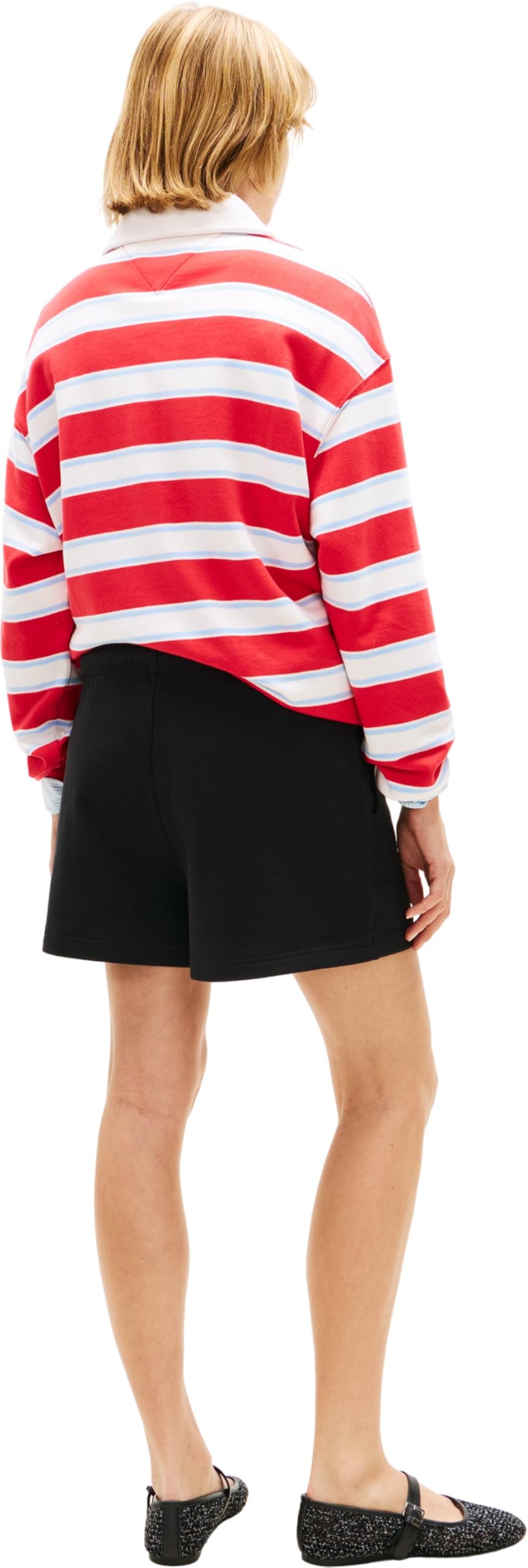 Tommy Jeans Tjw Script Lbl Sweat Shorts Dw0dw22230 - Szorty dresowe Kobiety