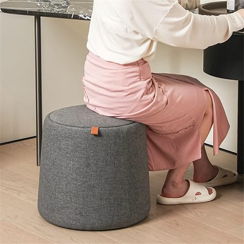 Miniatura 6 de Footstool Small Stools, Household Living Room Sofas, Stools, Dirty Clothes Storage Stools, Storage StoolsD