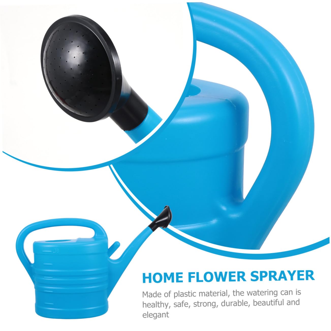 Abaodam Regadera de Capacidad Hervidor Regadera Práctica para Maceta de Flores Pulverizador de Jardín Suministros para Hogar