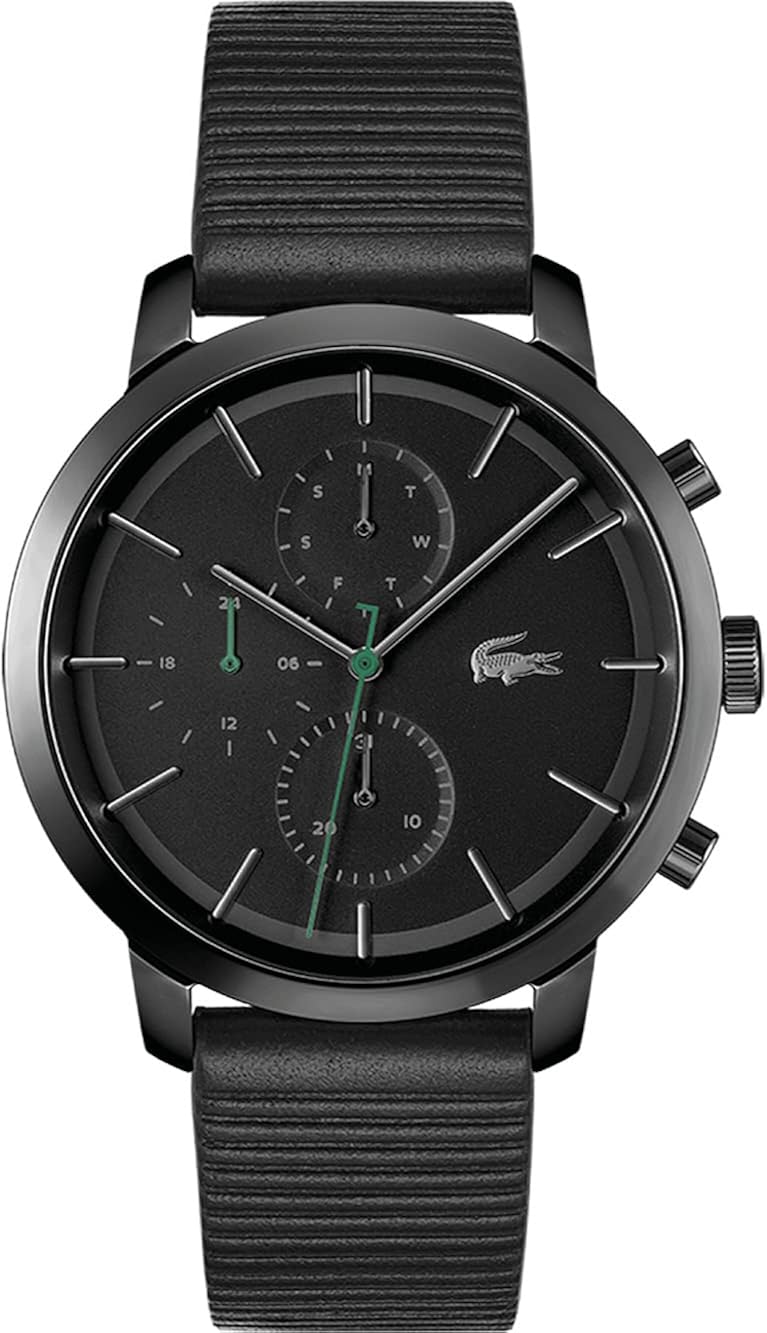Lacoste Orologio analogico multifunzione al quarzo da uomo Collezione Replay con cinturino in acciaio inossidabile o in pelle Lacoste Orologio analogico multifunzione al quarzo da uomo Collezione Replay con cinturino in acciaio inossidabile o in pelle