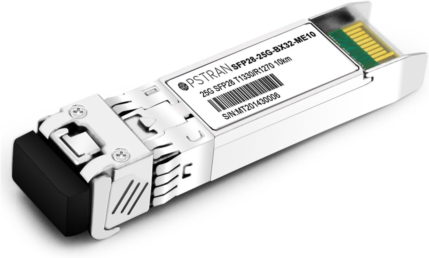 25GBASE-BX10 BiDi SFP28 Optical Transceiver Module Compatible with Mellanox SFP28-25G-BX 1330nm-TX/1270nm-RX 10km DOM Simplex LC SMF