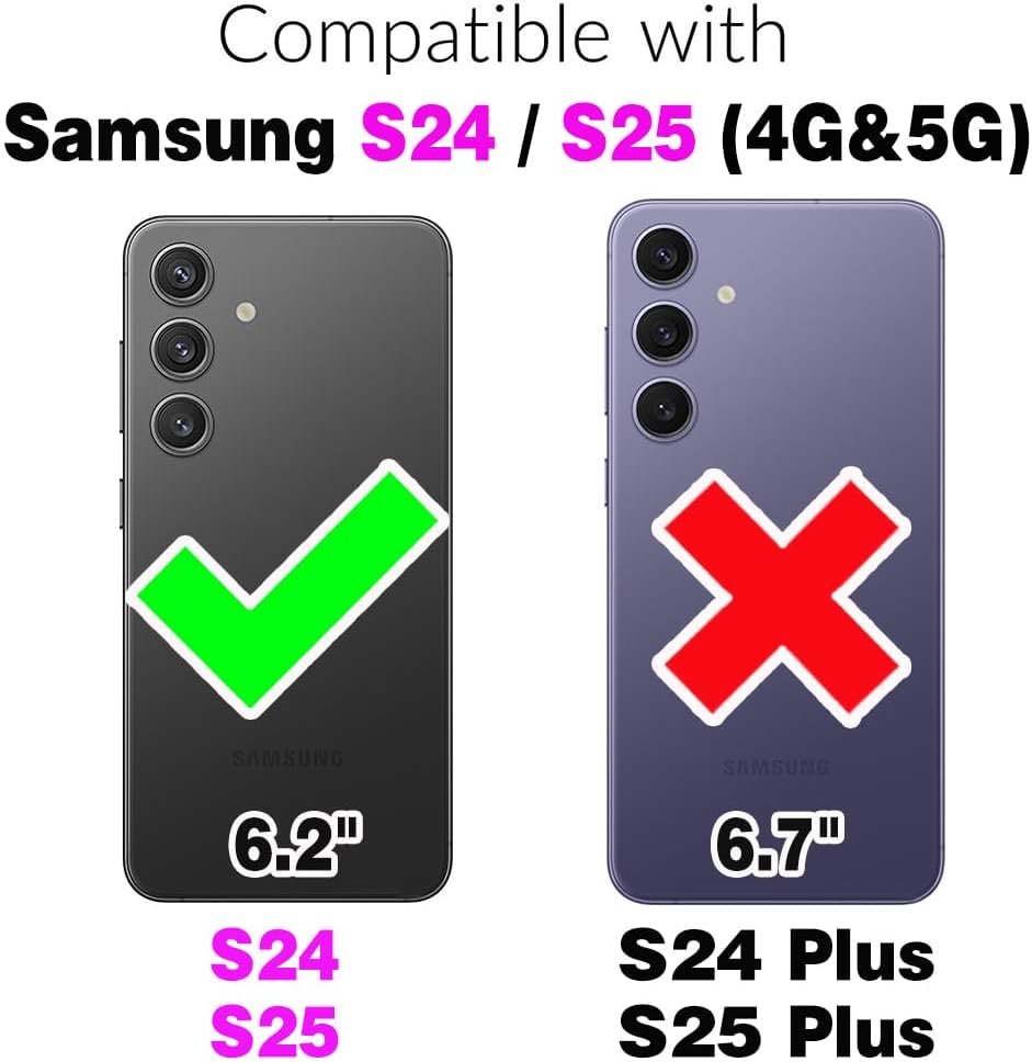 Furiet Argyle Wallet Case for Samsung Galaxy S24/S25 5G with Wrist Strap Shoulder Strap, Card Slots Folio Purse, Luxury PU Leather Stand Accessories Phone Cover for S 24 24S 25 25S G5 Women Men Green - Image 2