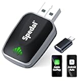 Seamless Auto-Connect CarPlay Adapter, Upgrade 2in1 Wireless CarPlay & Android Auto Adapter, Plug & Play, WLAN Dual-Band 2.4G+5G, Auto Reconnect, Compatible with After 2016 Cars with Wired CarPlay