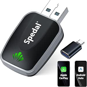 MENDUNER Wireless Auto Adapter - 2-in-1 Für Android Auto & Apple CarPlay