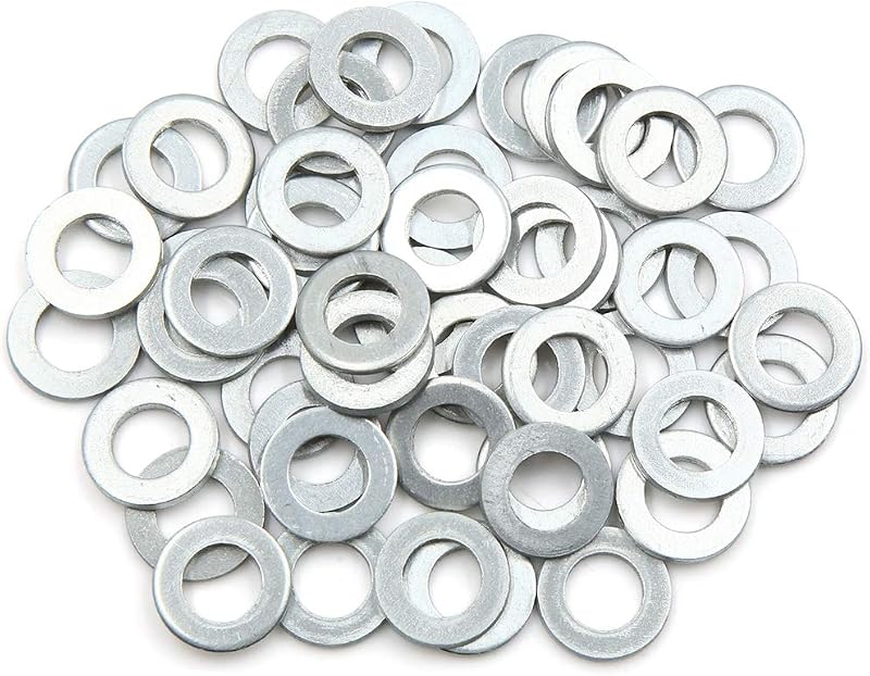 Arruela de vedação para bujão de óleo X AUTOHAUX em alumínio 10 mm x 18 mm – Pacote com 50 unidades