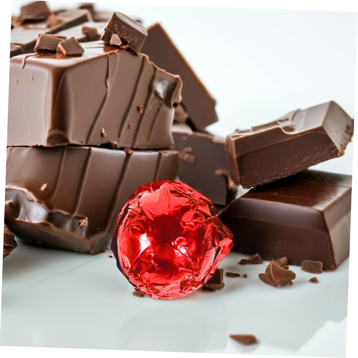 200pcs Stylish Aluminum Foil Candy Wrappers Wrapping Foil for Chocolate Packaging Wrappers Diy Making Supplies