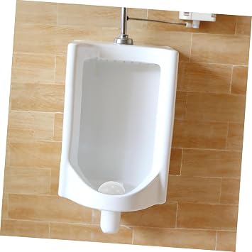 Outanaya Ceramic Urinal Strainer Cap for Men Easy to Install Bathroom Urinal Stopper Smooth Design for Minimal Splashing for Public Restrooms