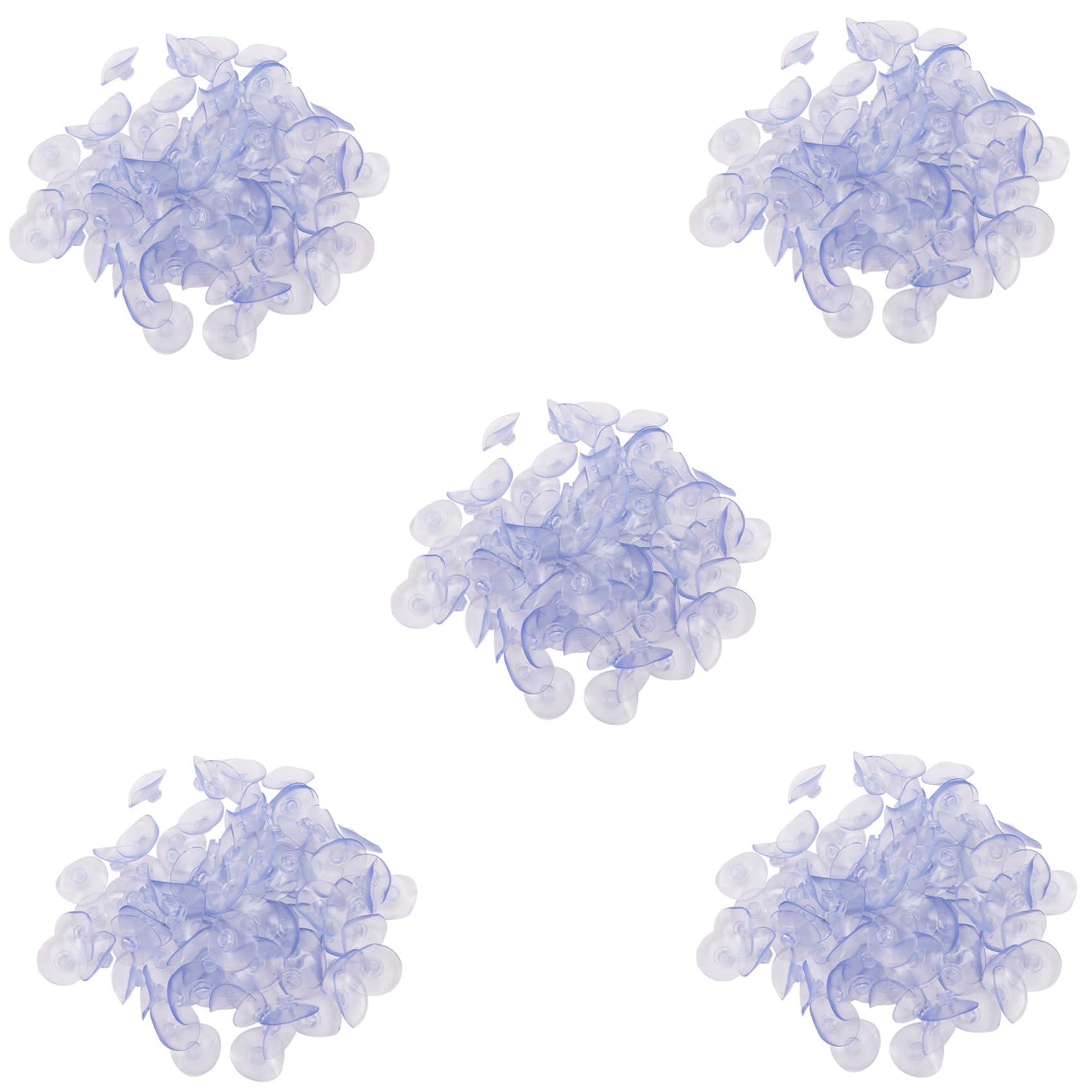 Ctrlzs 500Pcs 40Mm Clear Suction Cup Sucker Mushroom Head Suction Cup Suction
