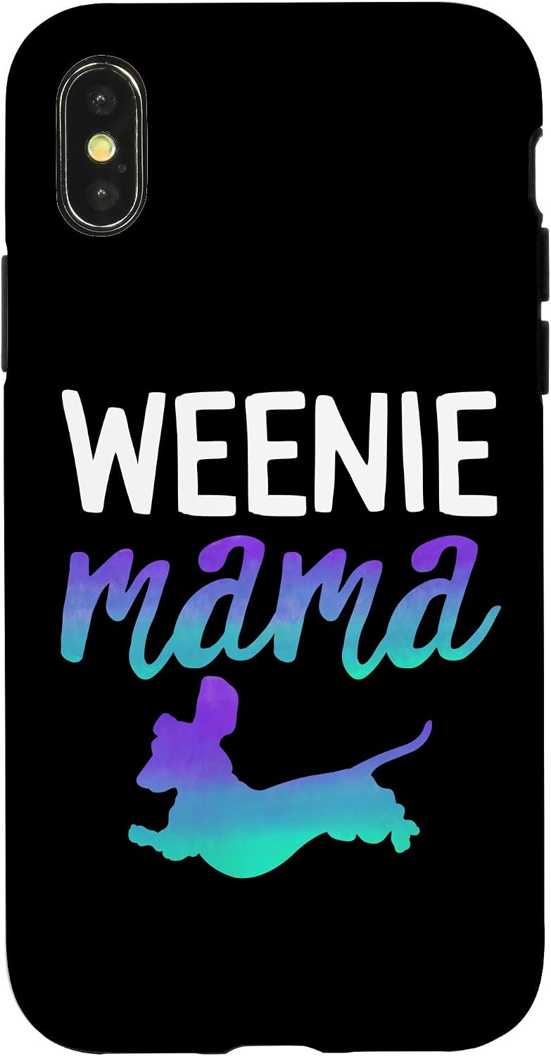 iPhone 11 Weenie Mama Dachshund Dog Mom Cute Doxie Wiener Dog Women Case
