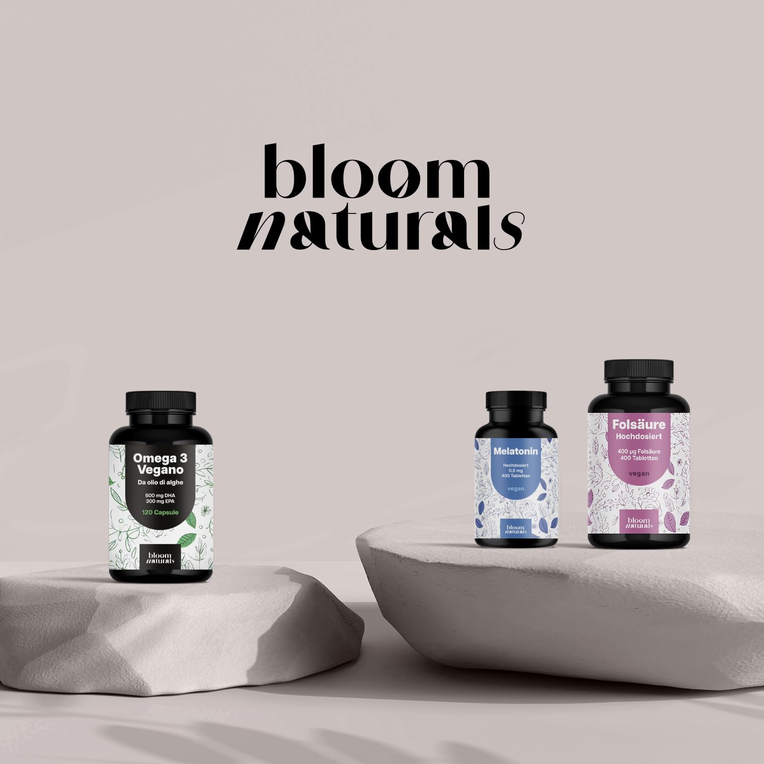 Omega 3 Capsule – 120 Capsule – 2000 mg Olio di Alghe | DHA 600 mg, EPA 300 mg – vegano, prodotto in Germania, testato in laboratorio