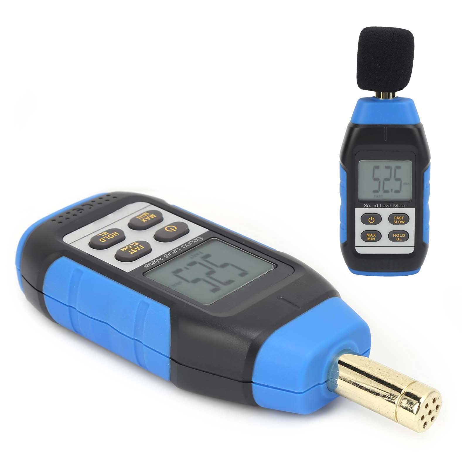Medidor de Decibelios Portátil VMS-1, Probador de Ruido de Alta Precisión para Fábricas y Audio Doméstico, Plástico + Metal