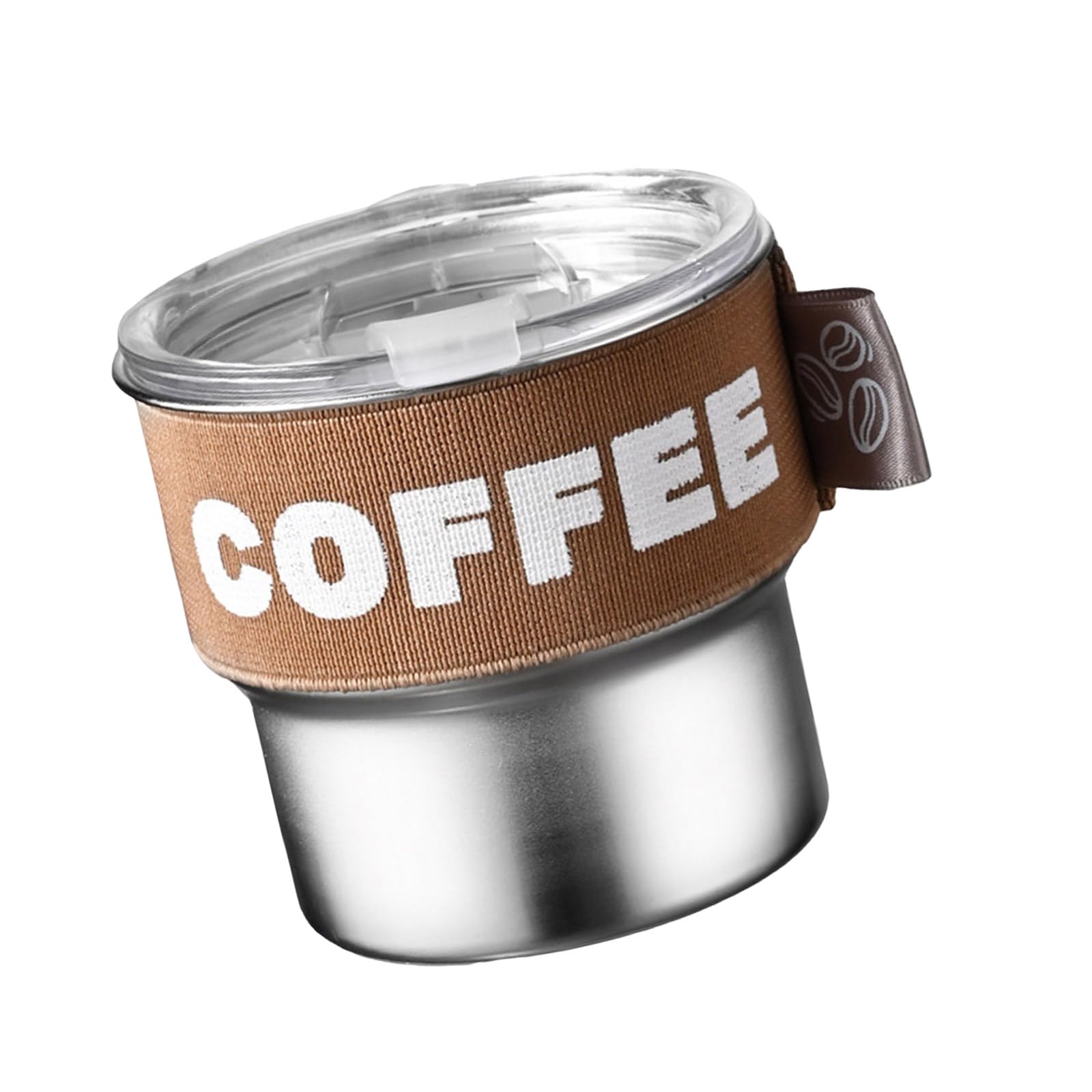 Buxuaaaa Insulated Coffee Mugs with Spill Proof Lid Practical 400ml Thermal Coffee Cup with Sliding Lid Stainless Steel Mugs Sturdy Insulated