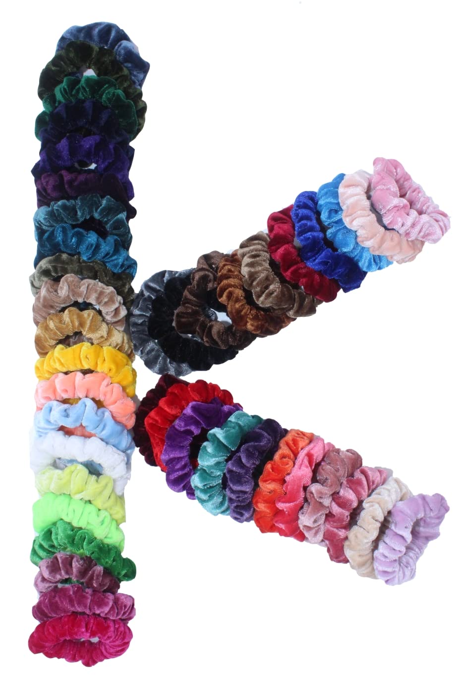10/6 sztuk/partia Velvet Hair Scrunchies Pack Girl Elastyczne gumki do włosów Nakrycia głowy Kucyk Holder Set Akcesoria do włosów Solid No Crease-02-Navy-blue (16)